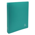 Classeur 4 anneaux 30mm polypropylène OPAK - A4 Maxi - Vert foncé x 20 EXACOMPTA