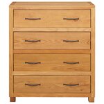 vidaXL Armoire avec tiroir avec stockage Marron Bois d'ingénierie