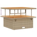 vidaXL Ensemble de canapé de jardin avec coussin 14 Pièces beige et crème