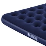 Best Way Matelas à Air Bleu 203 x 152 x 22 cm PVC
