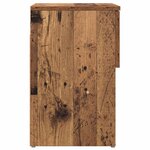 vidaXL Armoire de lit 2 Pièces Bois ancien 29 x 31 5 x 49 cm