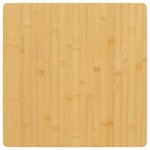 vidaXL Dessus de table 40x40x2 5 cm bambou