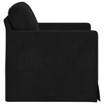 vidaXL Canapé Noir 78 x 78 x 80 cm Velours