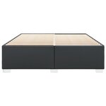 vidaXL Cadre de lit sans matelas noir 200x200 cm similicuir