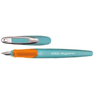 Stylo plume my.pen plume: M turquoise/orange HERLITZ