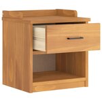 vidaXL Banc de couloir SANDNES 45x40x50 cm bois de pin massif