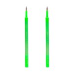 Legami REFCPP0006 - Set de 2 recharges pour stylo à encre gel Lovely Friends - Encre vert néon