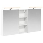vidaXL Ensemble de Meubles de Salle de Bain 3 Pièces 130 x 14 5 x 70 cm
