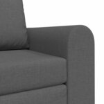vidaXL Canapé-Lit Gris foncé 98 x 71 x 83 cm tissu