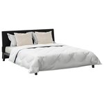 vidaXL Couette avec oreiller 3 Pièces Blanc Microfibre