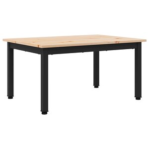 vidaXL Table basse Naturel 60 x 50 x 36 cm Bois de pin massif