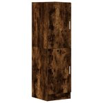 vidaXL Ensemble d'armoires de cuisine 2 Pièces chêne fumé bois ingénierie