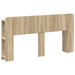 vidaXL Cabinet de Tête de Lit Chêne Sonoma Bois d'ingénierie