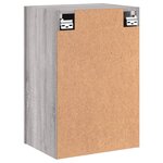 vidaXL Meuble TV mural sonoma gris 40 5x30x60 cm bois d'ingénierie