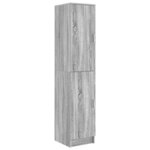 vidaXL Highboard Sonoma gris 35 x 39 x 168 cm Bois d'ingénierie
