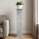vidaXL Support de Plante Gris béton 30 5 x 30 x 100 5 cm