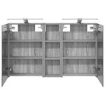 vidaXL Ensemble de Meubles de Salle de Bain 3 Pièces 100 x 10 5 x 60 5 cm