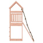 vidaXL Maisonnette de jeu avec mur d'escalade bois massif Douglas
