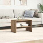 vidaXL Meuble TV chêne artisanal 60x40x40 cm bois d'ingénierie