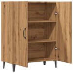 vidaXL Buffet chêne artisanal 70x34x90 cm bois d'ingénierie