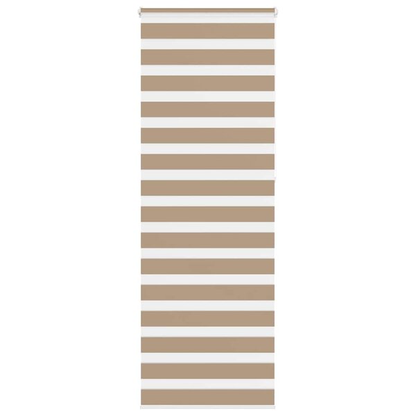 vidaXL Store zèbre marron sable largeur du tissu 65 9 cm polyester