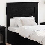 vidaXL Tête de lit Chêne noir 100 cm Bois d'ingénierie