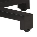 vidaXL Table de bistro Ronde Ø70x75 cm Bois de manguier brut