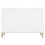 vidaXL Buffet blanc 101x35x70 cm bois d'ingénierie
