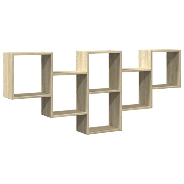 vidaXL Étagère murale chêne sonoma 159x18x66 cm bois d'ingénierie