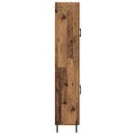 vidaXL Haut Armoire 2 Pièces Bois Ancien Bois d'ingénierie