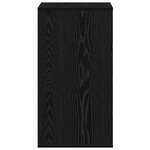 vidaXL Commode Chêne noir 40 x 41 x 76 cm Bois d'ingénierie