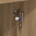 vidaXL Buffet chêne artisanal 38 x 34 5 x 75 cm Bois d'ingénierie