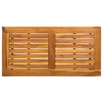 vidaXL Table de jardin Noir 80 x 40 x 40 cm Acier et Rattan Poly