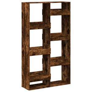 vidaXL Bibliothèque chêne fumé 100x33x175 cm bois d'ingénierie