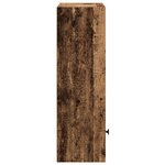 vidaXL Bibliothèque vieux bois 31x24x77 cm bois d'ingénierie