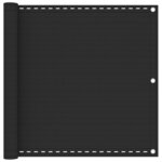 vidaXL Écran de balcon Anthracite 90x300 cm PEHD