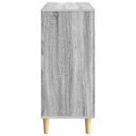 vidaXL Buffet Sonoma gris 89 x 34 5 x 80 cm Bois d'ingénierie