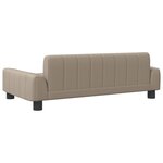 vidaXL Canapé pour enfants cappuccino 90x53x30 cm similicuir