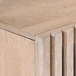 vidaXL Buffet 90x34x75 cm bois massif de manguier