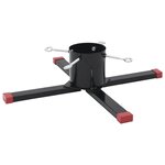 vidaXL Support de sapin de Noël noir 61x61x15 5 cm