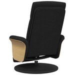 vidaXL Fauteuil de massage inclinable Noir 79 x 87 x 104 5 cm tissu