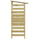 vidaXL Pergolas avec toits 4 Pièces 100x90x200 cm Bois de pin imprégné