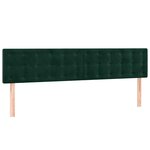 vidaXL Sommier à lattes de lit avec matelas vert foncé 120x190 cm