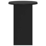 vidaXL Table d'appoint Noir 50 x 39 5 x 55 cm Bois d'ingénierie