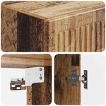 vidaXL Armoire Murale Bois ancien 33 x 34 5 x 90 cm Bois d'ingénierie
