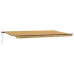 vidaXL Auvent Rétractable Multicolore 600 ×300 cm tissu