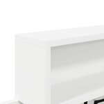 vidaXL Porte-manteau mural Blanc 100 x 12 x 43 5 cm Bois d'ingénierie
