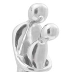 vidaXL Sculpture Argent 10 x 16 x 49 cm Aluminium
