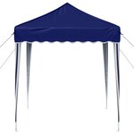 vidaXL Tente de fête pop-up 195 x 195 x 245 cm Bleu Tissu Oxford