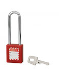 THIRARD - Cadenas de consignation 40mm  anse haute 76mm  Rouge  variure A3Thirard